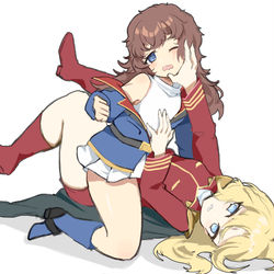 This is a pixiv picture whose title is ロリシャ&ロリアム.