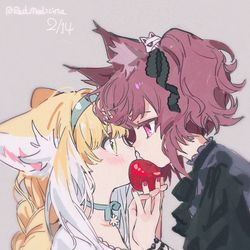 This is a pixiv picture whose title is シャマスズ🦊🦊まとめ/巫铃合集.