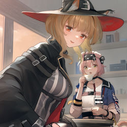 This is a pixiv picture whose title is ドクター、いたのかにゃ〜？.