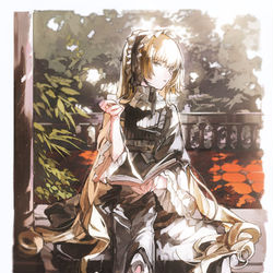This is a pixiv picture whose title is ヴィクトリカ.