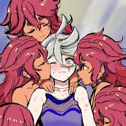 This is a pixiv picture whose title is スレッタ×５　その後….