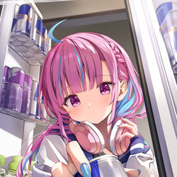This is a pixiv picture whose title is 冷蔵庫の中身.