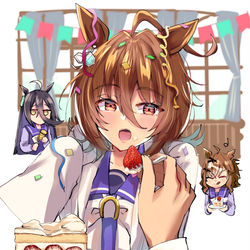 This is a pixiv picture whose title is タキオンおめ絵.