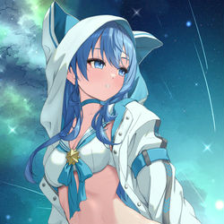 This is a pixiv picture whose title is 星街すいせい.
