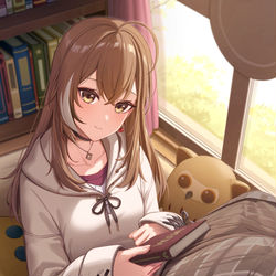 This is a pixiv picture whose title is Mumei 新衣装.