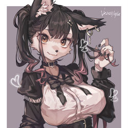 This is a pixiv picture whose title is 地雷犬.