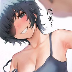 This is a pixiv picture whose title is 姫野先輩になでなでされたい.