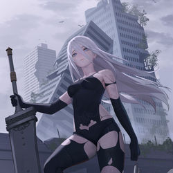 This is a pixiv picture whose title is A2.