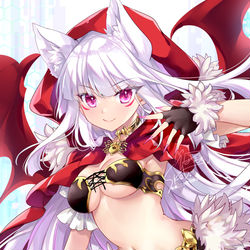 This is a pixiv picture whose title is 紅刃.