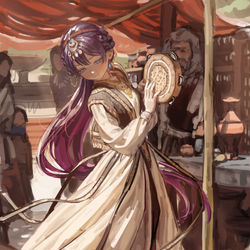 This is a pixiv picture whose title is commission.