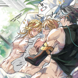 This is a pixiv picture whose title is 🤭.