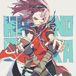 This is a pixiv picture whose title is 今度は私の後ろ姿を.