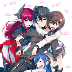 This is a pixiv picture whose title is TVアニメ『異世界召喚は二度目です』放送中✨.