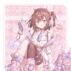This is a pixiv picture whose title is City Girl 2023.