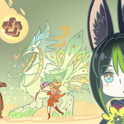This is a pixiv picture whose title is 摸鱼.