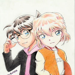 This is a pixiv picture whose title is 守り、守られて.
