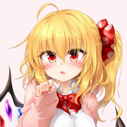This is a pixiv picture whose title is 制服フランちゃん.