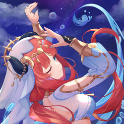 This is a pixiv picture whose title is 原神Genshin妮露.