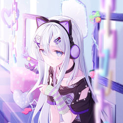 This is a pixiv picture whose title is ネコミミ〜.
