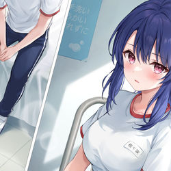 This is a pixiv picture whose title is 佐々波友里.