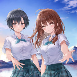 This is a pixiv picture whose title is Twilight.