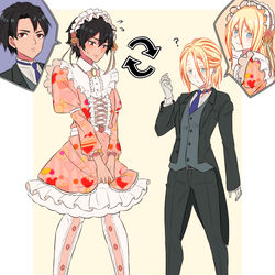 This is a pixiv picture whose title is 立場体験学習.