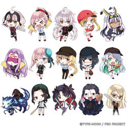 This is a pixiv picture whose title is Fate/Grail League.