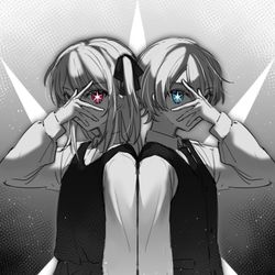 This is a pixiv picture whose title is 星の子たちよ.