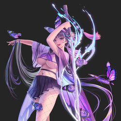 This is a pixiv picture whose title is Destiny Child 羽ばたくイオ.