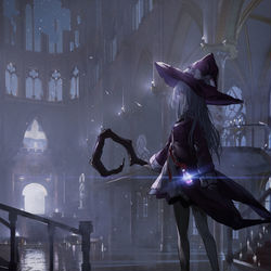 This is a pixiv picture whose title is Majo.