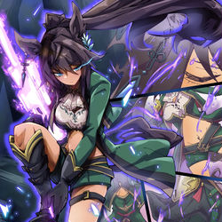 This is a pixiv picture whose title is 変身勝負服　シンボリクリスエス.