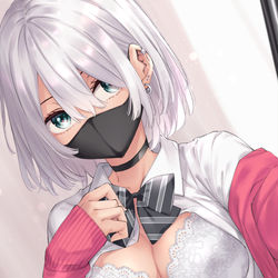 This is a pixiv picture whose title is 自撮り📷.