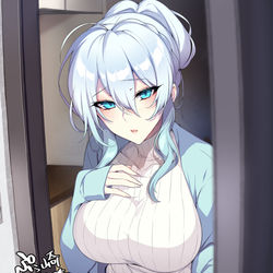 This is a pixiv picture whose title is bilibili.