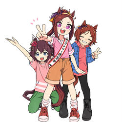 This is a pixiv picture whose title is サクラヴィクトリー！.