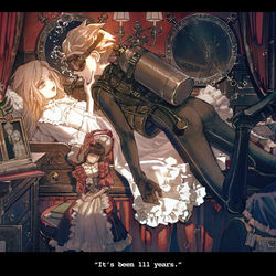 This is a pixiv picture whose title is ｢111年ぶりね｣.