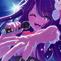 This is a pixiv picture whose title is 究極のアイドル.