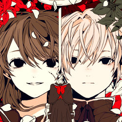 This is a pixiv picture whose title is 造花が枯れる.