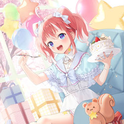 This is a pixiv picture whose title is 季咲あんこさん誕生日記念イラスト.