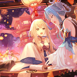 This is a pixiv picture whose title is HoYoFair 2023春　参加作品.