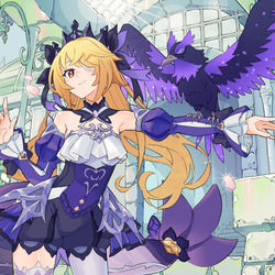 This is a pixiv picture whose title is フィッシュル＆オズ.