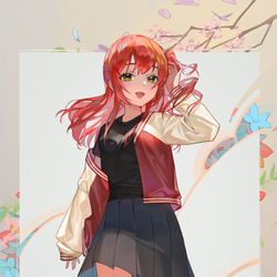 This is a pixiv picture whose title is 喜多.