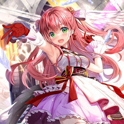 This is a pixiv picture whose title is ［白黒幻奏］ノア・フルール.