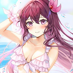 This is a pixiv picture whose title is バカンス如月ちゃん.