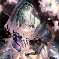 This is a pixiv picture whose title is 桜こいしちゃん🌸.
