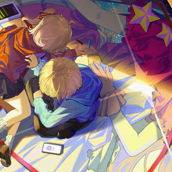 This is a pixiv picture whose title is 愛してる.