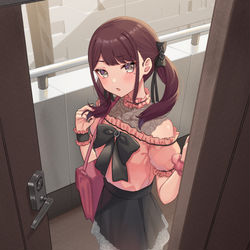 This is a pixiv picture whose title is 何よ。来ちゃダメなわけ？.