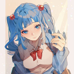 This is a pixiv picture whose title is JKのにとり.
