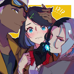 This is a pixiv picture whose title is 物語のヒロインですか！？！？.
