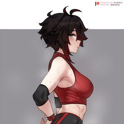 This is a pixiv picture whose title is ルビー・ローズ.