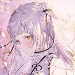 This is a pixiv picture whose title is 🌸.